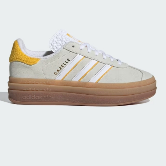 Adidas Shoes - New! adidas Originals Women's Gazelle Bold Shoes - Light Yellow